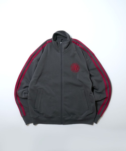 【セール】embroidery side line sweat track jacket/胸刺繍 サイドライン スウェット トラックジャケット（スウェット）｜Starting Over（スターティングオーバー）