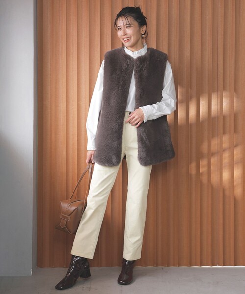 【セール】【ストレッチ/洗える】ストレッチコーデュロイ スリムパンツ（その他パンツ）｜UNFILO（アンフィーロ）