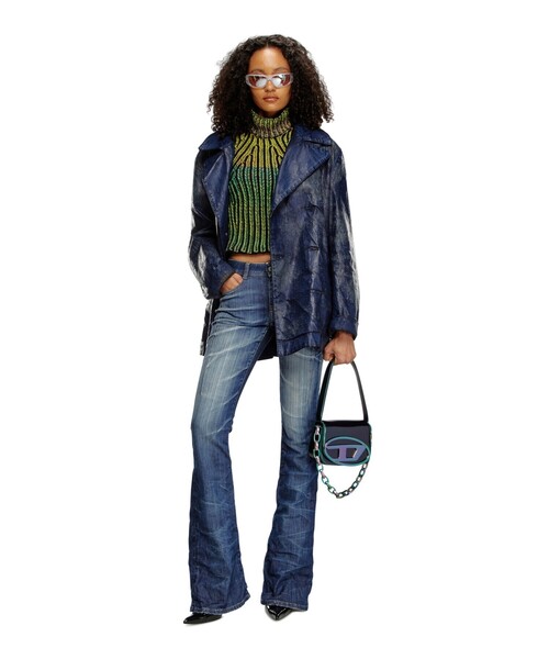 DIESEL *ディーゼル* 1DR デニム ショルダーバッグ Diesel 1DR デニムショルダーバッグ () IFCHIC.COM
