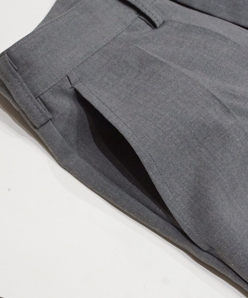 coca(coca)(コカ)の「ウールライクボンディング ワイドテーパードパンツ(その他パンツ・メンズ・グレー/ブラック・XL/M/L)」の13枚目の写真