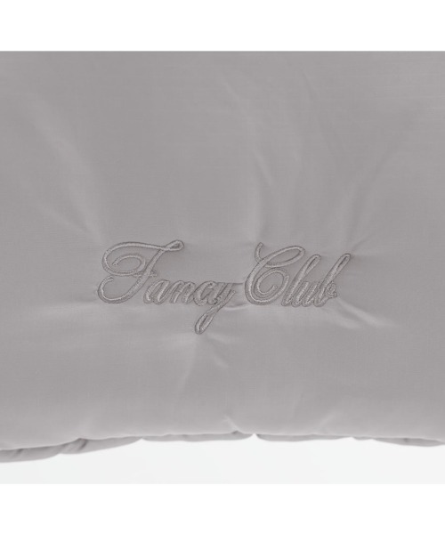 FANCY CLUB(ファンシークラブ)の「韓国ブランド NASTY FANCY CLUB ナスティーファンシークラブ CUDDLE PADDED SHOULDER BAG ロゴバッグ パディッドショルダーバッグ 大容量バッグ ボリュームバッグ 肩掛けバッグ 韓国ファッション 韓国ストリート ストリートファッション(ショルダーバッグ・レディース・ブラック/グレー・ONE SIZE)」の14枚目の写真