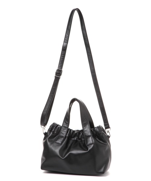 LAKOLE（ラコレ）の「クチギャザーミニショルダーバッグ / 152716（ショルダーバッグ・レディース・シルバー/オフホワイト/ブラック/ピンク・FREE）」の5枚目の写真