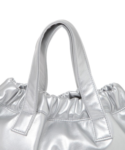 LAKOLE（ラコレ）の「クチギャザーミニショルダーバッグ / 152716（ショルダーバッグ・レディース・シルバー/オフホワイト/ブラック/ピンク・FREE）」の20枚目の写真