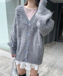 mline | [mline]シャギーロングカーディガン(カーディガン/ボレロ)