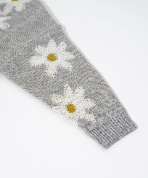 flower（フラワー）の「プレイフルフラワーニット（ニット/セーター・レディース・ミント/ピンク/グレー・FREE）」の19枚目の写真