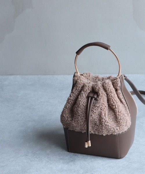 Boa combination bag（ショルダーバッグ）｜mirem（ミレム）