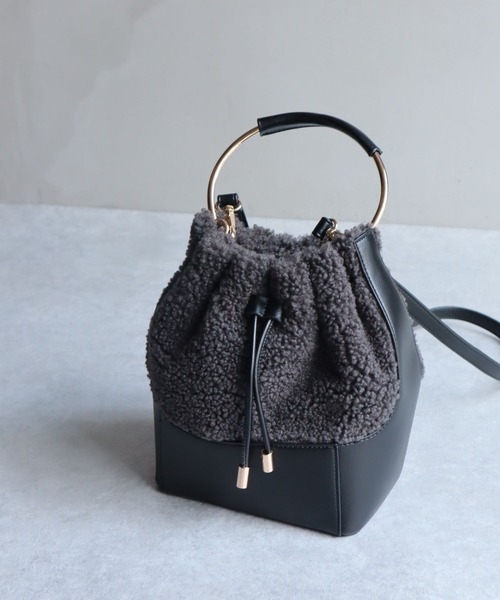 Boa combination bag（ショルダーバッグ）｜mirem（ミレム）