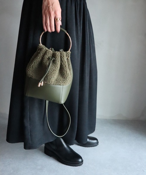 Boa combination bag（ショルダーバッグ）｜mirem（ミレム）