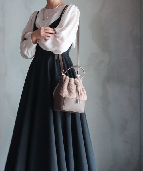Boa combination bag（ショルダーバッグ）｜mirem（ミレム）