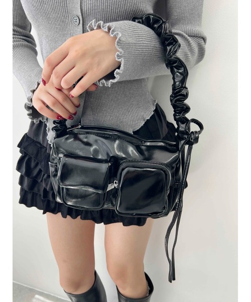 PHILLY(フィリー)の「【PHILLY】ポケット2WAYショルダー(ショルダーバッグ・レディース・ブラック/アイボリー・FREE)」の7枚目の写真