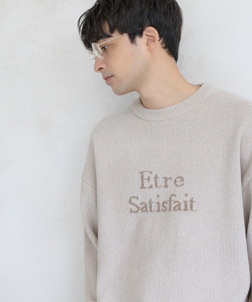 セール】ソフトウールジャガード柄ニットプルオーバー / 116737