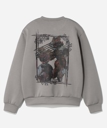 HARE | アートモチーフバックプリントスウェット(HARE)(スウェット)