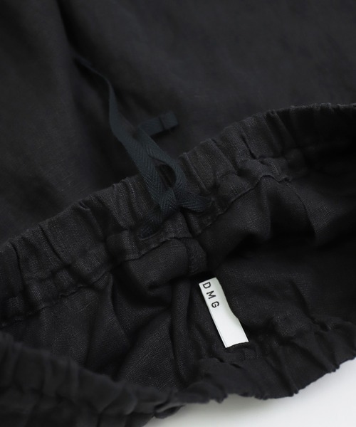 D.M.G.（ドミンゴ）の「[D.M.G / ディーエムジー] 25リネンキャンバス ガウチョパンツ（その他パンツ・レディース・ベージュ/ブルー/ネイビー/ブラック/マスタード・M/S）」の10枚目の写真