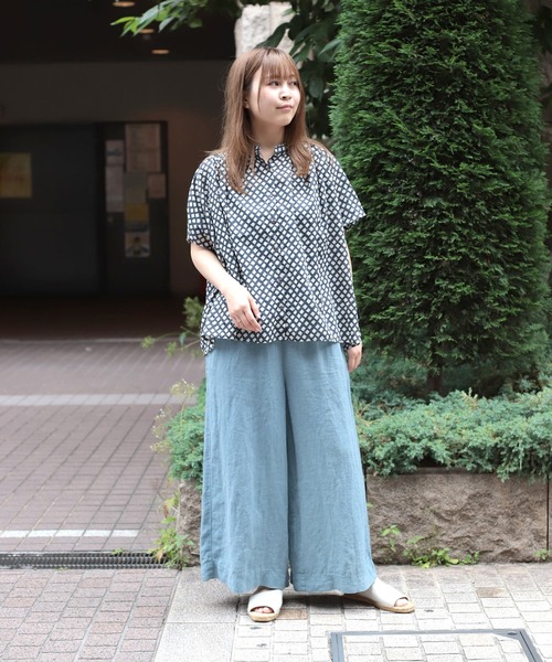 D.M.G / ディーエムジー] 25リネンキャンバス ガウチョパンツ（その他