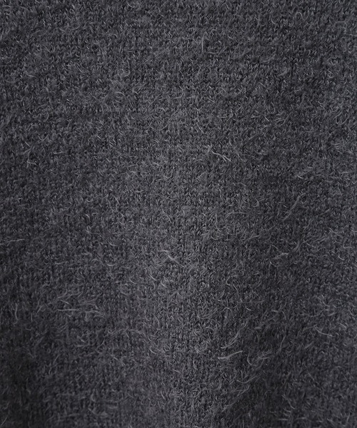 CRAFT STANDARD BOUTIQUE(クラフトスタンダードブティック)の「アニマルシャギーニットプルオーバー/24AW(ニット/セーター・メンズ・アイボリー/ライトピンク/ネイビー/チャコールグレー・FREE)」の5枚目の写真