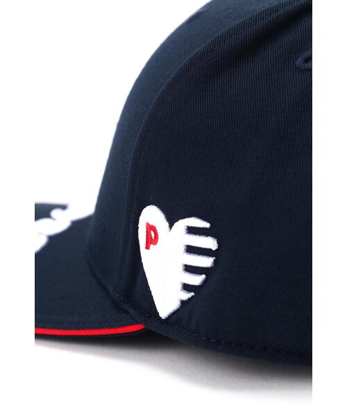 PEARLY GATES（パーリーゲイツ）の「【PEARLY GATES】New Historyロゴ リサイクルツイルキャップ (UNISEX)（キャップ・メンズ・ホワイト/ネイビー・FREE）」の16枚目の写真