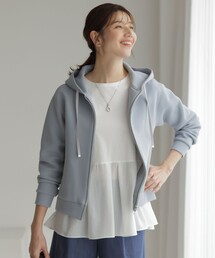 J.PRESS Ladies（J.プレス レディス）の「ダンボールジャージー パーカー（パーカー）」