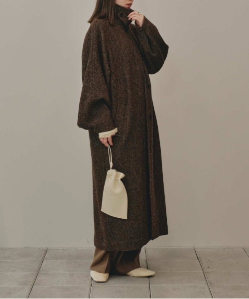 TODAYFUL（トゥデイフル）の「TODAYFUL Mixwool Raglan Coat（その他アウター・レディース・ブラウン・36/38）」の16枚目の写真