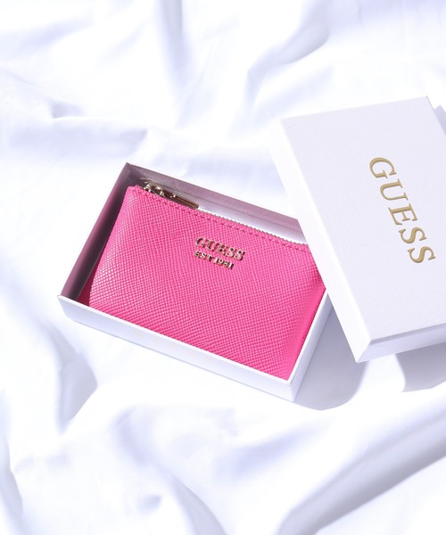 Guess(ゲス)の「GUESS LAUREL SLG ZIP POUCH ウォレット(財布・レディース・ラベンダー/イエロー/グリーン/ホワイト/ピンク/ライトイエロー/スカイブルー/ライトピンク/ブラック/ブラウン・ONE SIZE)」の9枚目の写真