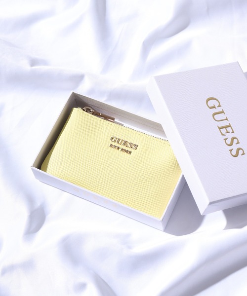 Guess(ゲス)の「GUESS LAUREL SLG ZIP POUCH ウォレット(財布・レディース・ラベンダー/イエロー/グリーン/ホワイト/ピンク/ライトイエロー/スカイブルー/ライトピンク/ブラック/ブラウン・ONE SIZE)」の7枚目の写真