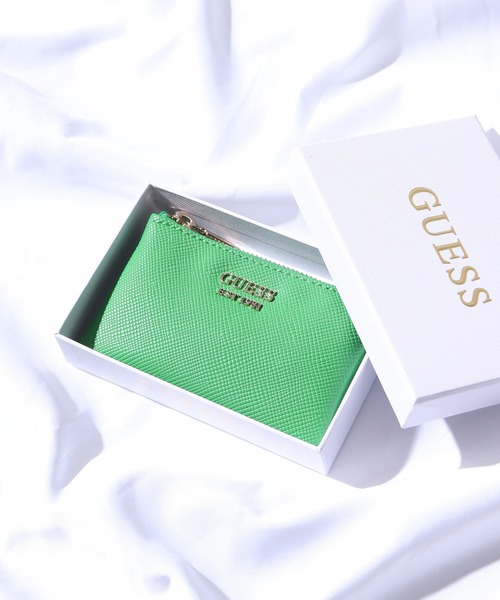 Guess(ゲス)の「GUESS LAUREL SLG ZIP POUCH ウォレット(財布・レディース・ラベンダー/イエロー/グリーン/ホワイト/ピンク/ライトイエロー/スカイブルー/ライトピンク/ブラック/ブラウン・ONE SIZE)」の4枚目の写真