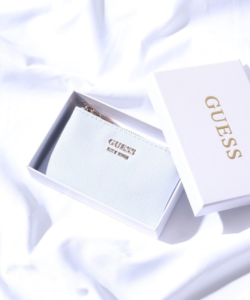 Guess(ゲス)の「GUESS LAUREL SLG ZIP POUCH ウォレット(財布・レディース・ラベンダー/イエロー/グリーン/ホワイト/ピンク/ライトイエロー/スカイブルー/ライトピンク/ブラック/ブラウン・ONE SIZE)」の5枚目の写真