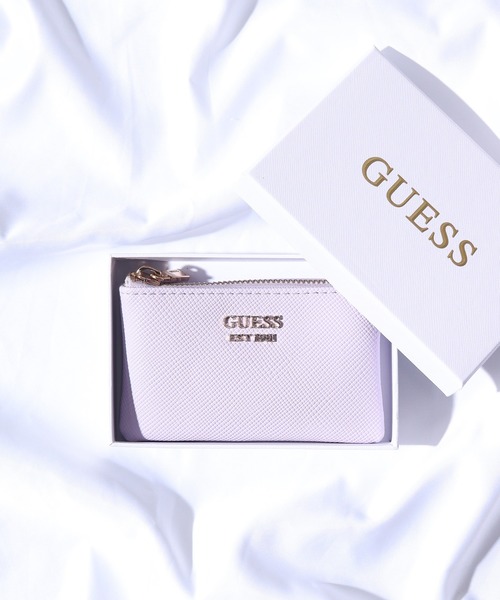 Guess(ゲス)の「GUESS LAUREL SLG ZIP POUCH ウォレット(財布・レディース・ラベンダー/イエロー/グリーン/ホワイト/ピンク/ライトイエロー/スカイブルー/ライトピンク/ブラック/ブラウン・ONE SIZE)」の16枚目の写真