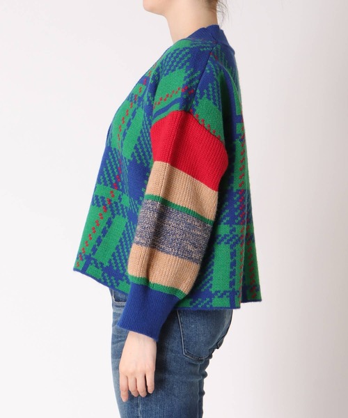 【セール】MIX柄ニットカーディガン（カーディガン/ボレロ）｜Cepica（セピカ）