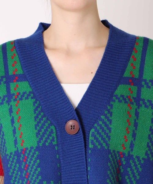 【セール】MIX柄ニットカーディガン（カーディガン/ボレロ）｜Cepica（セピカ）