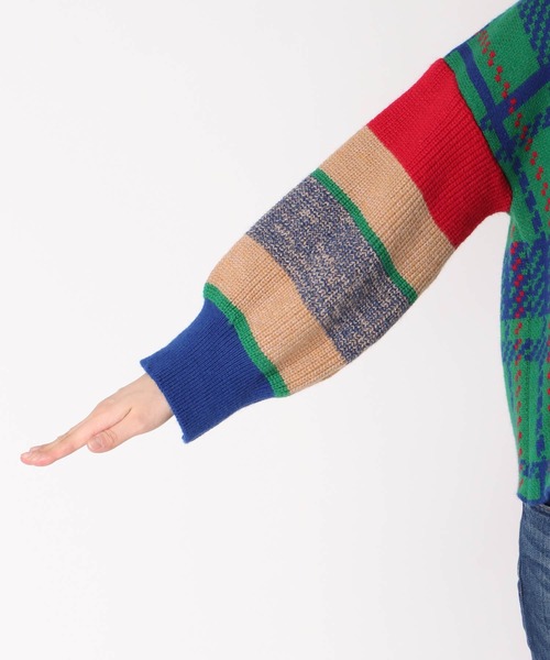 【セール】MIX柄ニットカーディガン（カーディガン/ボレロ）｜Cepica（セピカ）