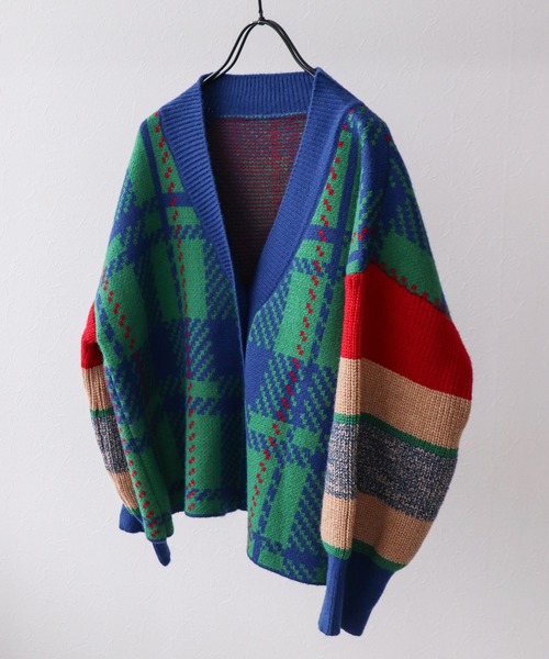 【セール】MIX柄ニットカーディガン（カーディガン/ボレロ）｜Cepica（セピカ）