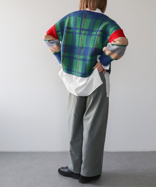 【セール】MIX柄ニットカーディガン（カーディガン/ボレロ）｜Cepica（セピカ）