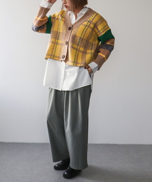 【セール】MIX柄ニットカーディガン（カーディガン/ボレロ）｜Cepica（セピカ）