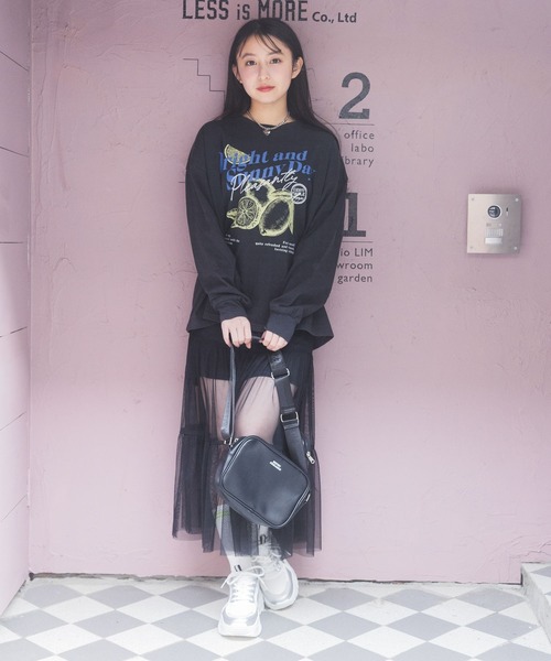 repipi armario(レピピ アルマリオ)の「チュールティアードロングスカート(スカート・キッズ・アイボリー/チェック/ブラック・LARGE/MEDIUM/SMALL)」の18枚目の写真