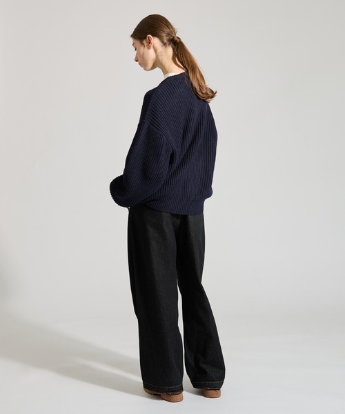 WETTEMPT（ウィテンプト）の「HENRY NECK RIB KNIT /ヘンリー
