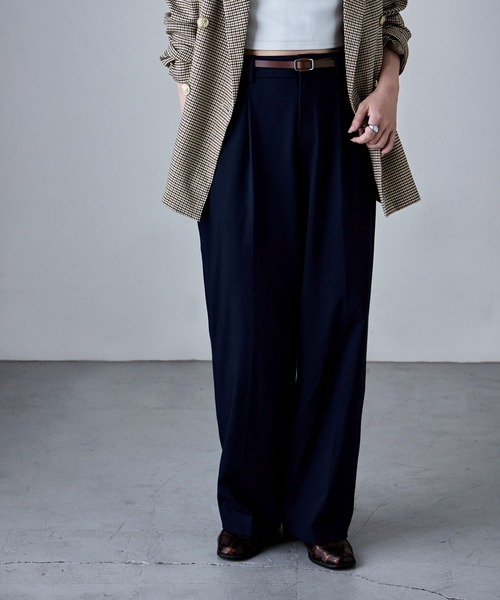 etoll.（エトル）の「スクエアリングスリムレザーベルト（ベルト・レディース・ブラウン/ブラック系その他2/ブラック/ブラウン系その他2・FREE）」の17枚目の写真