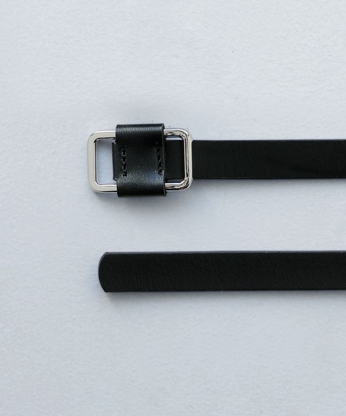 etoll.（エトル）の「スクエアリングスリムレザーベルト（ベルト・レディース・ブラウン/ブラック系その他2/ブラック/ブラウン系その他2・FREE）」の19枚目の写真