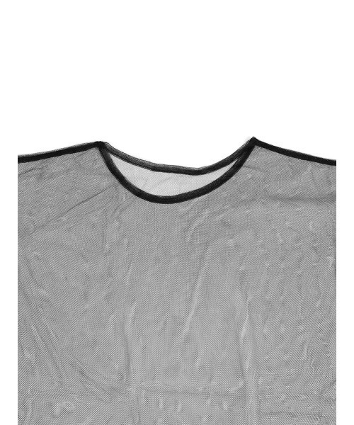 :ETHROF（イーサオブ）の「FRILL TULLE TOPS（シャツ/ブラウス・レディース・オフホワイト/ブラック・MEDIUM）」の10枚目の写真