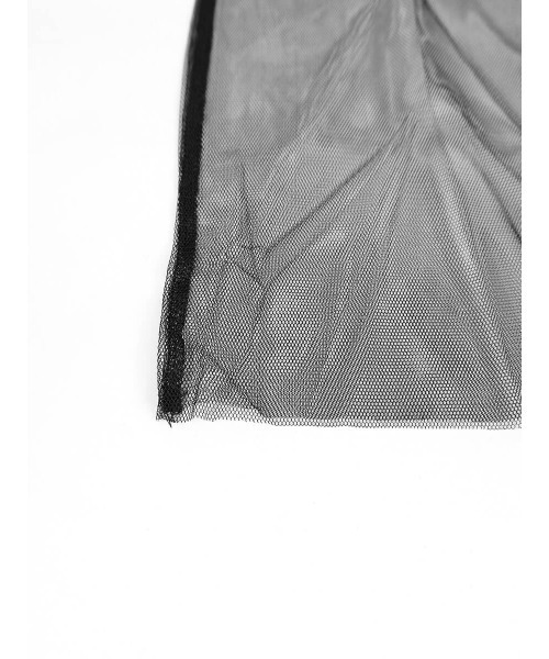 :ETHROF（イーサオブ）の「FRILL TULLE TOPS（シャツ/ブラウス・レディース・オフホワイト/ブラック・MEDIUM）」の9枚目の写真