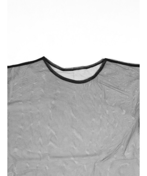 :ETHROF（イーサオブ）の「FRILL TULLE TOPS（シャツ/ブラウス・レディース・オフホワイト/ブラック・MEDIUM）」の11枚目の写真