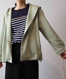 MB mint breeze（エムビーミントブリーズ）の「【L～6L 大きいサイズ】ドロストヘムニットパーカー（パーカー）」