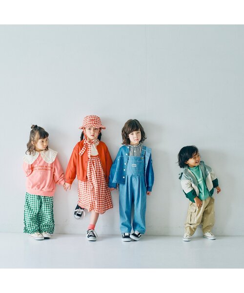 p.premier（ピードットプルミエ）の「【ジュニア対応】ギンガムチェックフリルパンツ（その他パンツ・キッズ・ブラック/グリーン/レッド・80/90/100/110/120/130/140）」の20枚目の写真