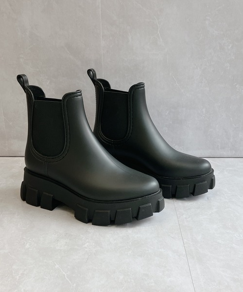 防水 晴雨兼用 サイドゴア ショート レインブーツ【2025新作】（レイン