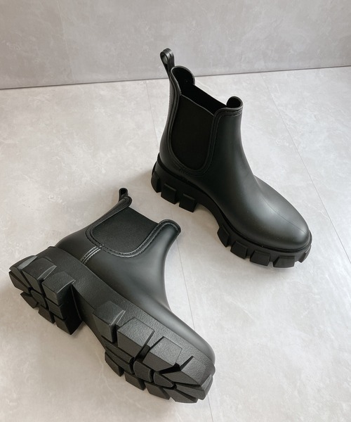 セール】防水 晴雨兼用 サイドゴア ショート レインブーツ【2025