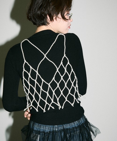 Clum(クルム)の「pearl beads croped bustier / パールビーズクロップドビスチェ(その他トップス・レディース・シルバー/ブラック/その他2/その他1・FREE)」の18枚目の写真