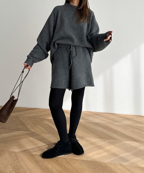 CANAL JEAN(キャナルジーン)の「El mar リブタイツ(タイツ/ストッキング・レディース・ホワイト/オートミール/ブラック・ONE SIZE)」の8枚目の写真