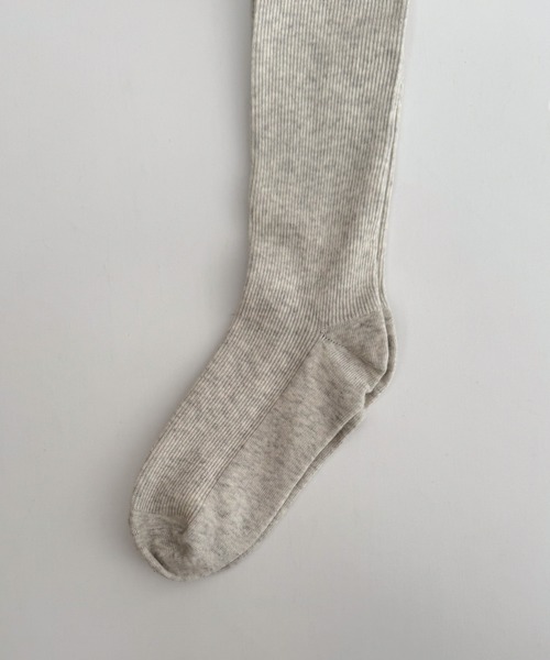 CANAL JEAN(キャナルジーン)の「El mar リブタイツ(タイツ/ストッキング・レディース・ホワイト/オートミール/ブラック・ONE SIZE)」の11枚目の写真