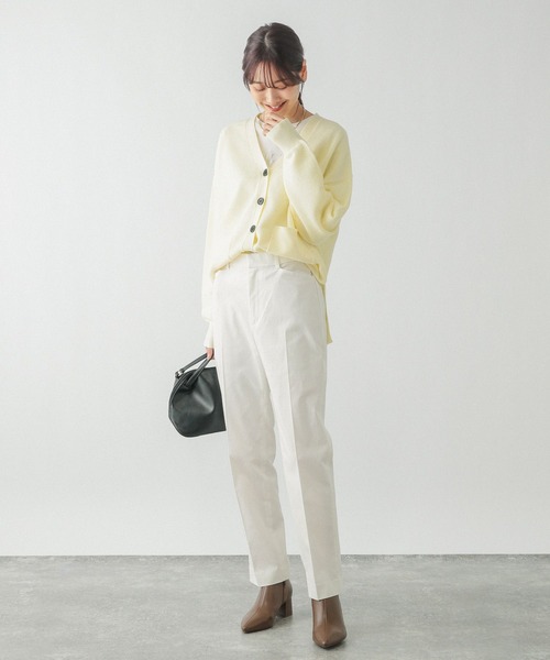 GLOBAL WORK(グローバルワーク)の「スゴラクスリムストレッチパンツTall/210696(その他パンツ・レディース・ホワイト/ブラック/ライトベージュ/ネイビー/グレー/チャコール・MEDIUM/SMALL/LARGE/X-LARGE)」の13枚目の写真