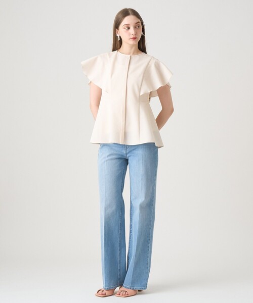 ANAYI(アナイ)の「ストレッチデニムストレートパンツ(その他パンツ・レディース・ブルー/ホワイト・36/34/38)」の18枚目の写真