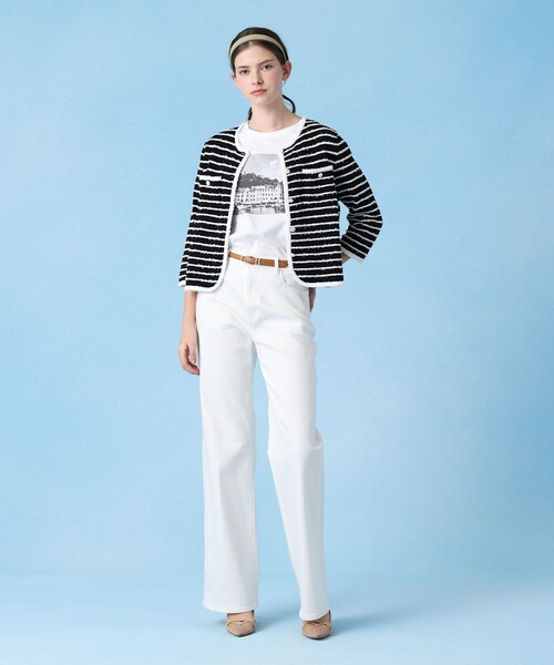 ANAYI(アナイ)の「ストレッチデニムストレートパンツ(その他パンツ・レディース・ブルー/ホワイト・36/34/38)」の21枚目の写真